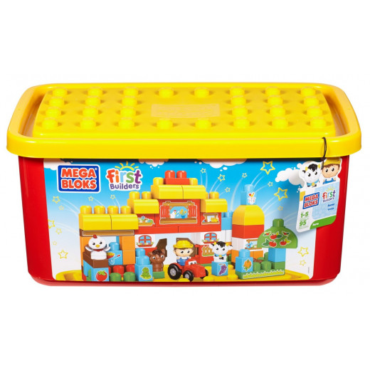 Mega Bloks Buildable Toy Chest Farm Tub